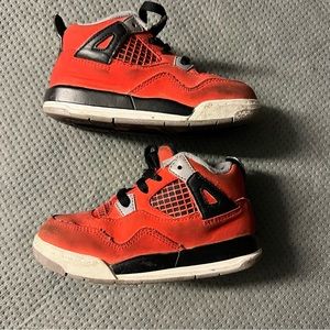 Air Jordan Toddler Retro Basketball Shoes Red 308500-603 8c